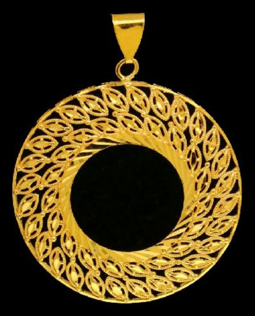 21K Gold Coin Frame – 35375